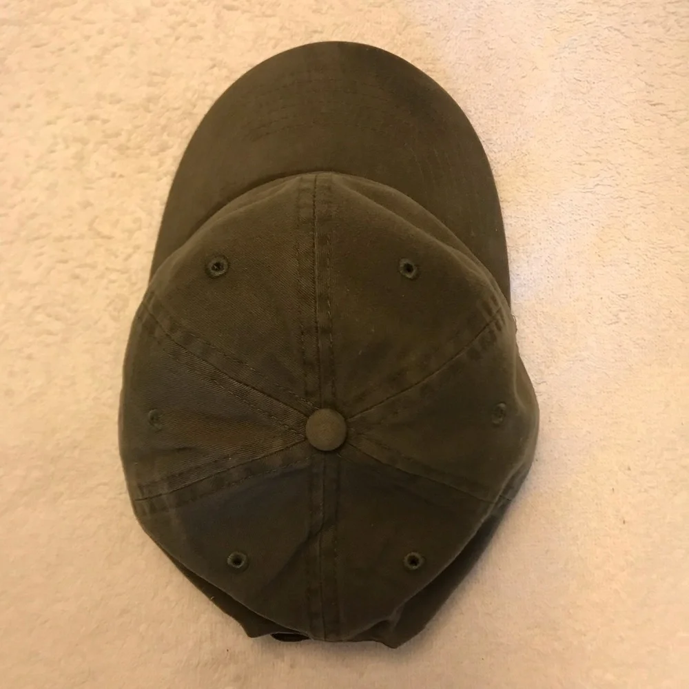 BDG Olive Green Adjustable Cotton Ball Cap